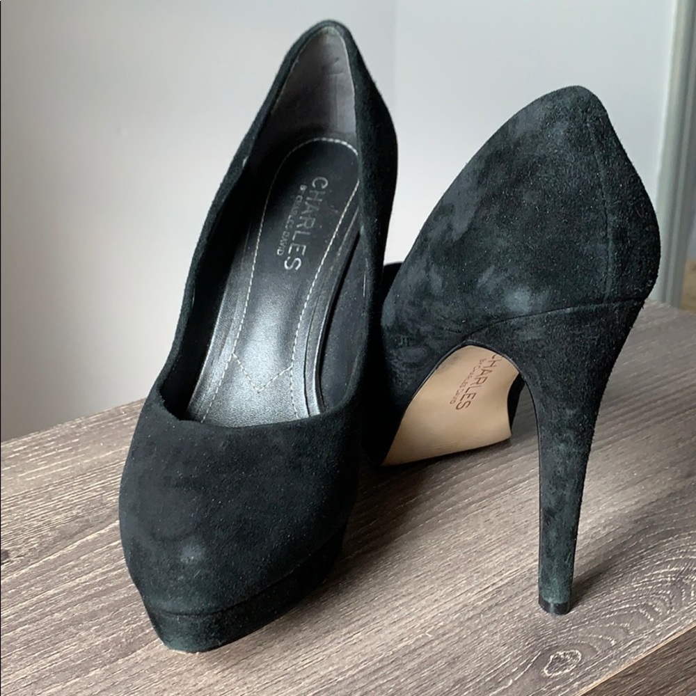Black stilettos by Charles David